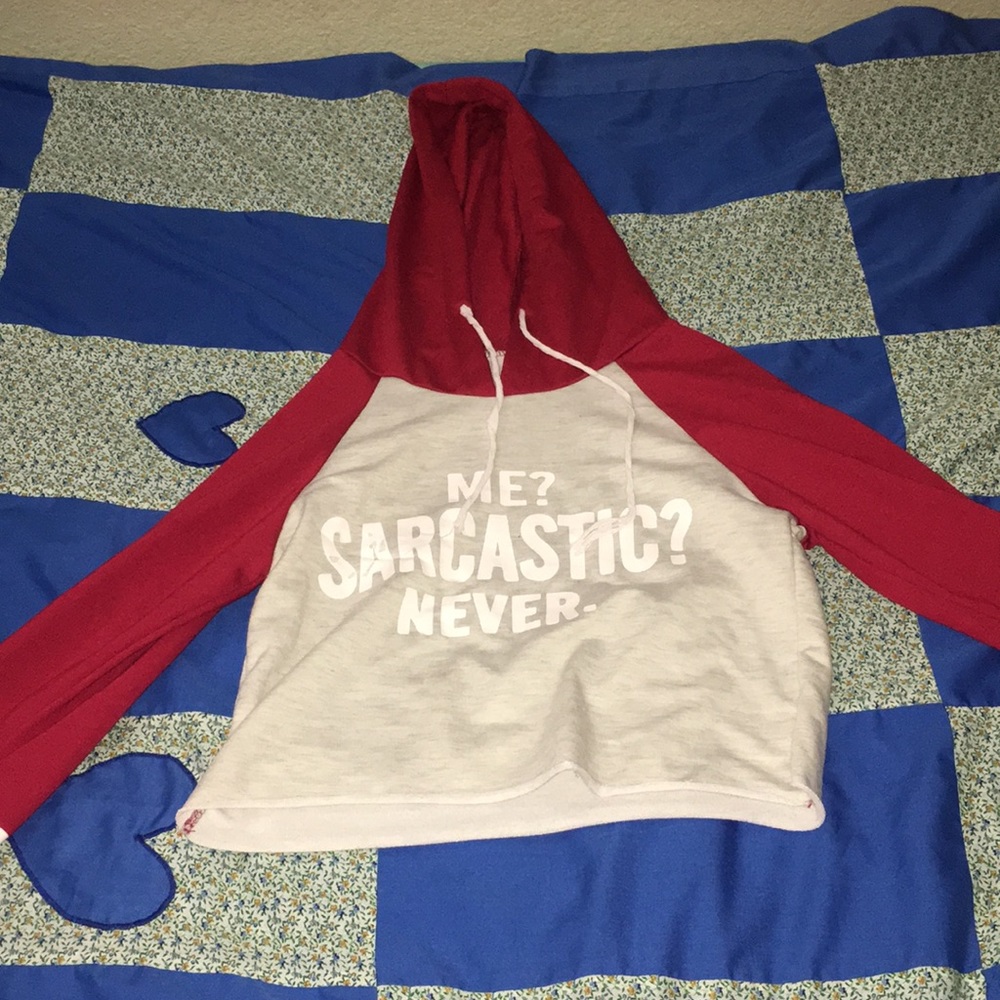 Cropped hoodie